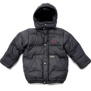 Ralph Lauren Kids Black Puffer Jacket